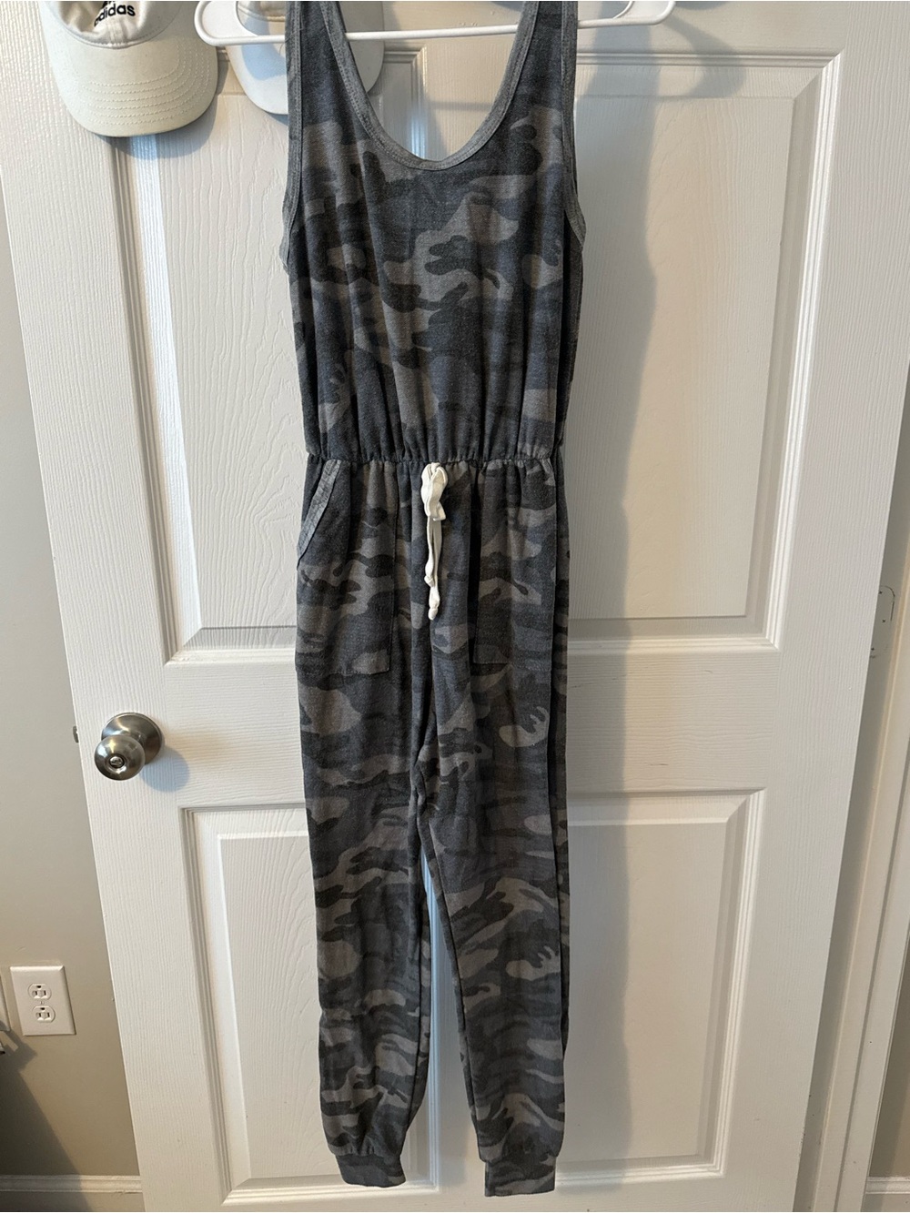 Caution to the Wind Camouflage Jumpsuit
